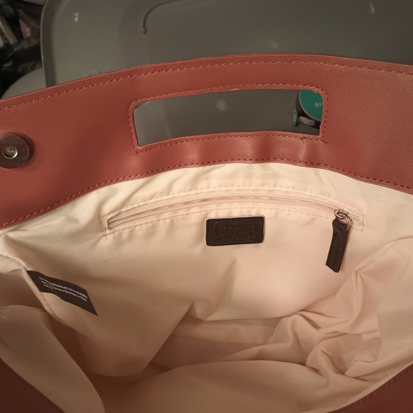 Sam Edelman Circus Structured Top Handle Darla Face Half Moon Bag - Picture 7 of 9